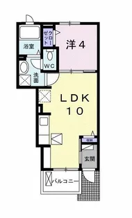 グランドペアレンツ浅井II A【1階】の間取り