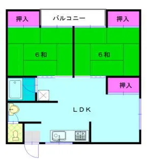 山口県山口市吉敷中東4【アパート】の間取り