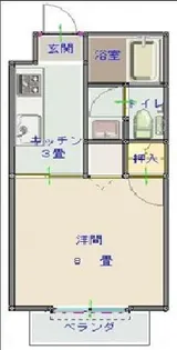 ディアス21 E【1階】の間取り