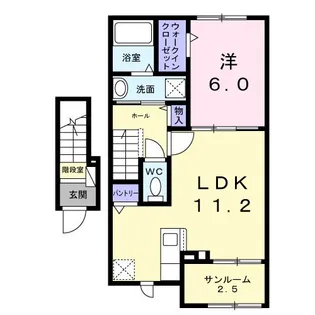 コンフォート ヒル【2階】の間取り