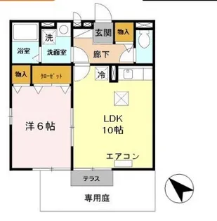 モナリエ【1階】の間取り