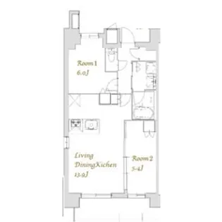 東京都台東区清川2【マンション】の間取り
