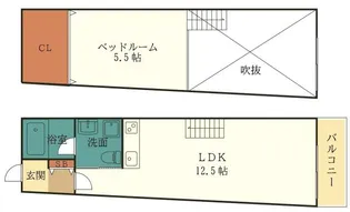 STADION【4階】の間取り