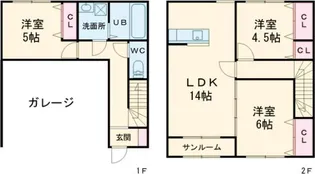 K-ideal久留米IIIA棟の間取り