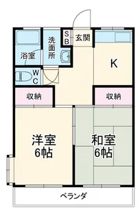 サーデンスコスモ【2階】の間取り