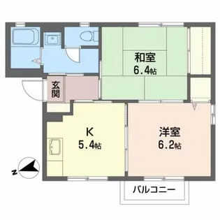 ルーラル五月 A【1階】の間取り