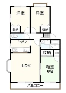 サンライズ大宮【1階】の間取り