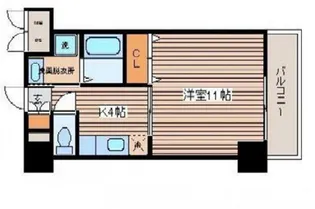 ロイヤルメゾンコウシン【6階】の間取り