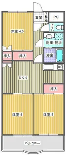 ルーラルハイツ【3階】の間取り