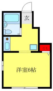 ハイホーム【1階】の間取り
