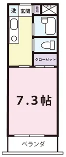 第一飛田ビル【2階】の間取り