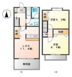 セレニールサクラ【2階】の間取り
