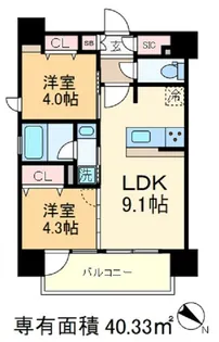フルハウス赤羽【5階】の間取り