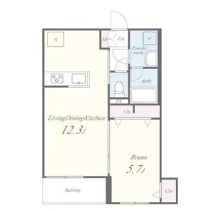 メイプル アンジュ【3階】の間取り