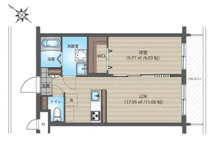 SPRING GARDEN(スプリングガーデン)【1階】の間取り