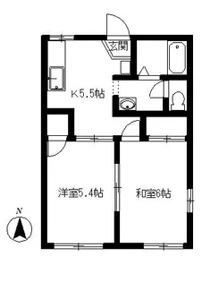 ニューヒルズ【2階】の間取り