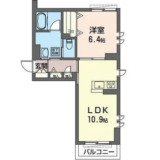 グランレーヴェA【1階】の間取り