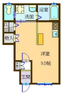 千葉県柏市豊四季【アパート】の間取り