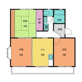 スカイコート高尾台【1階】の間取り