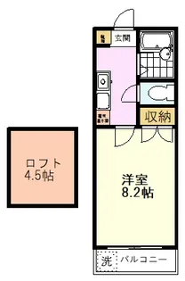 東京都国分寺市西町1【アパート】の間取り
