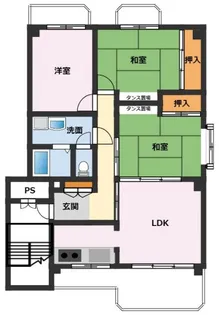 エピナールM【4階】の間取り