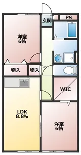 エトワール有明【1階】の間取り