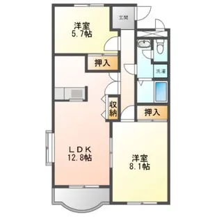 セピアコート【2階】の間取り