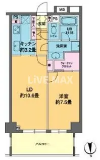 カスタリア高輪【2階】の間取り