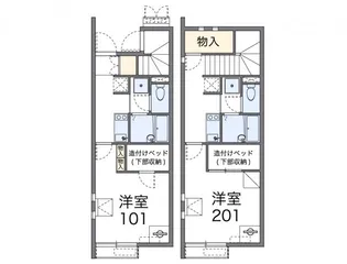 レオネクスト翼II【2階】の間取り