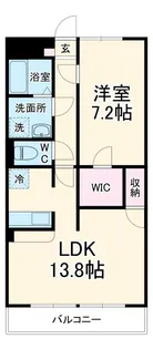 アムール 憩【2階】の間取り