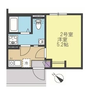 ブロンテ三ツ沢【1階】の間取り