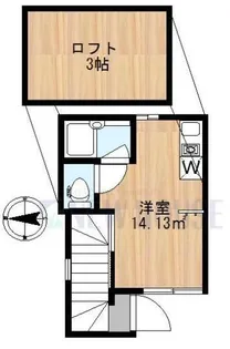 アーバンプレイス神楽坂【2階】の間取り