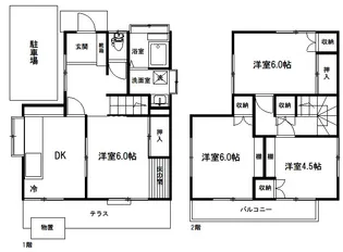 東京都青梅市根ヶ布2【一戸建】の間取り