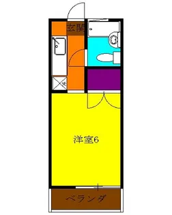 サンストリートつつじヶ丘【3階】の間取り