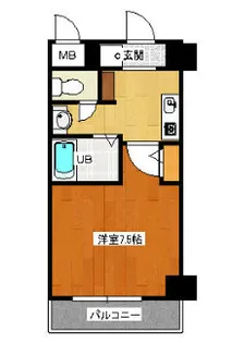 東京都立川市錦町2【マンション】の間取り