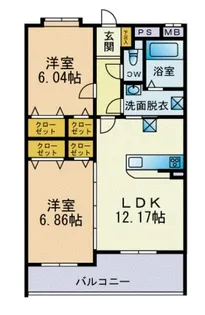 エントピアV【2階】の間取り