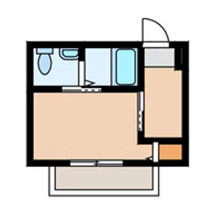 シャトーライフ横浜I【1階】の間取り