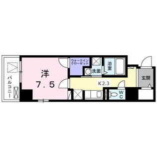 プランドール川崎大師【3階】の間取り