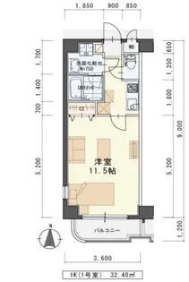 ラ・フェルメール【7階】の間取り