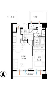 サウスコンフォート三鷹【9階】の間取り