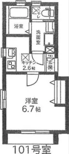 フェリーチェ【1階】の間取り