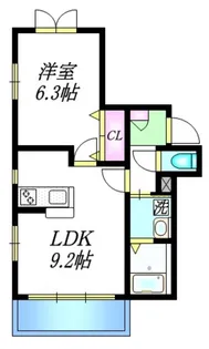 カサ・デ・オリーバR【1階】の間取り
