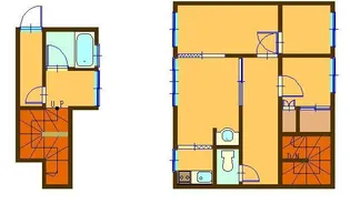 鳥取県米子市灘町3【一戸建】の間取り