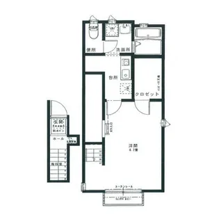 ウィン三茶【2階】の間取り