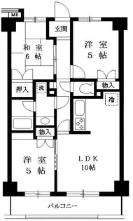 東京都中野区白鷺2【マンション】の間取り