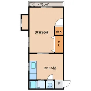 コーポ真部【2階】の間取り