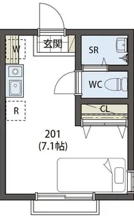 シエスタヴィラ久米川桜アヴェニュー【2階】の間取り