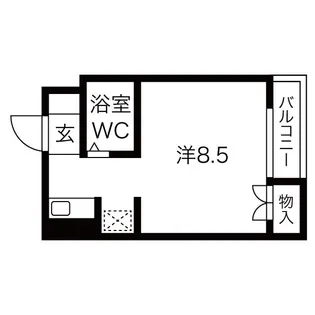 泉町ハイツ【3階】の間取り