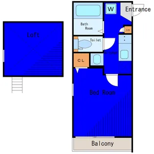 東京都大田区蒲田2【アパート】の間取り