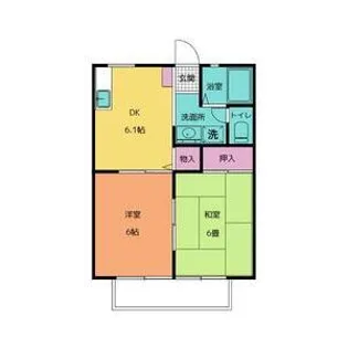 パナハイツ金森【2階】の間取り